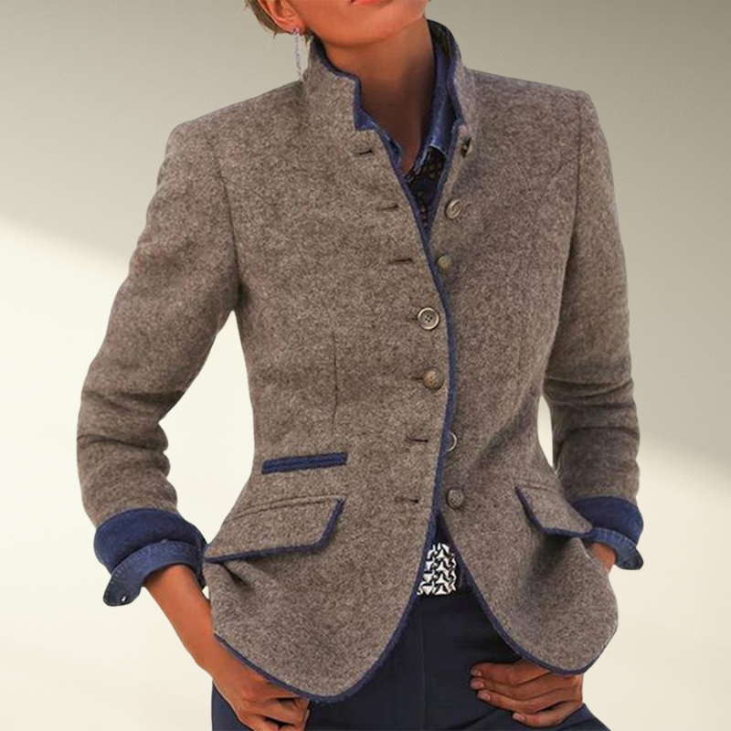 Gestructureerde Blazer – Verfijnde Stijl voor de Moderne Vrouw