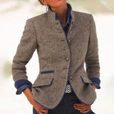 Gestructureerde Blazer – Verfijnde Stijl voor de Moderne Vrouw