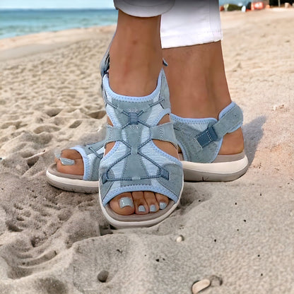 Zachte Cloud sandalen blauw voor zomercomfort