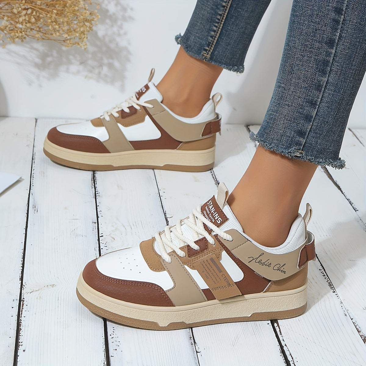 Stijlvolle blokkleurige sportschoenen voor dames | Perfect voor casual dagen