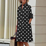 Vintage jurk met lange mouwen elegant design