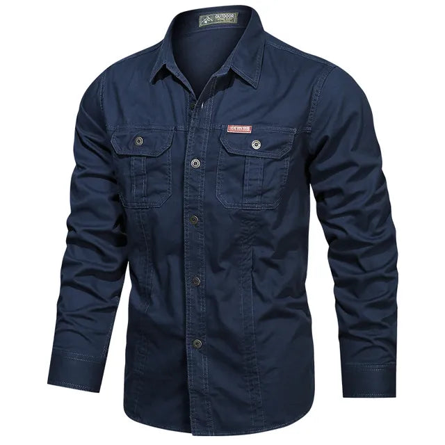 Veelzijdig cargoshirt voor heren