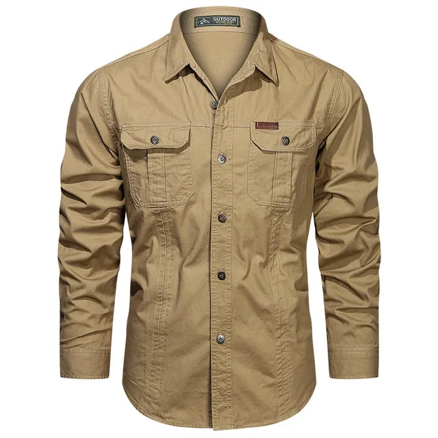 Veelzijdig cargoshirt voor heren