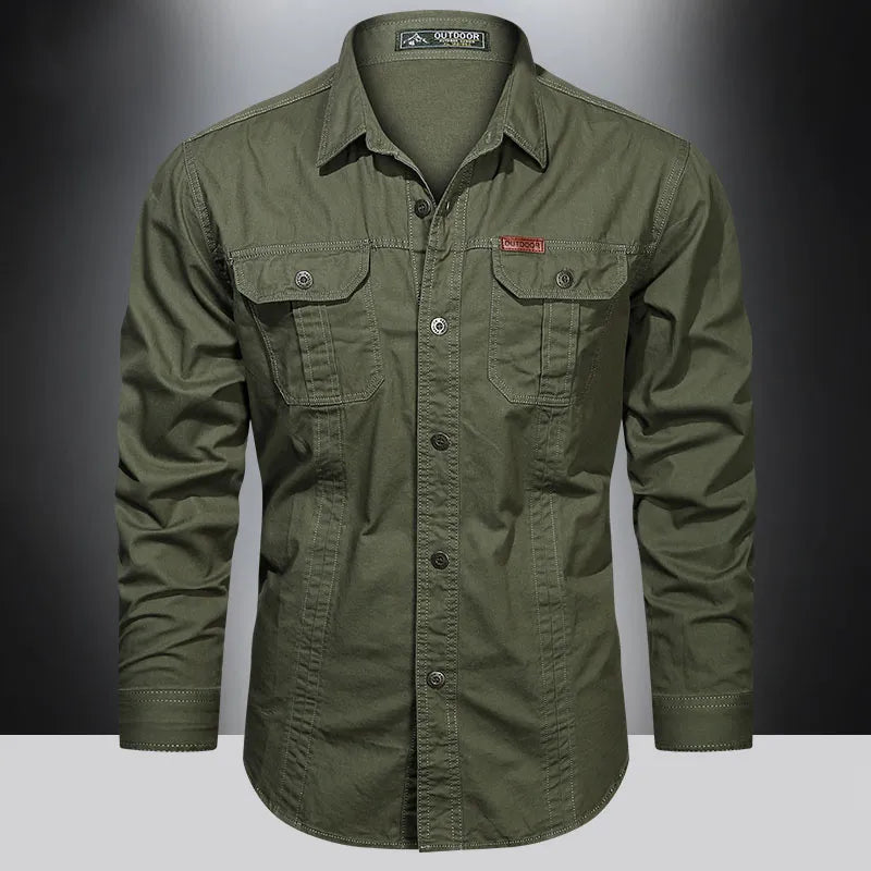 Veelzijdig cargoshirt voor heren