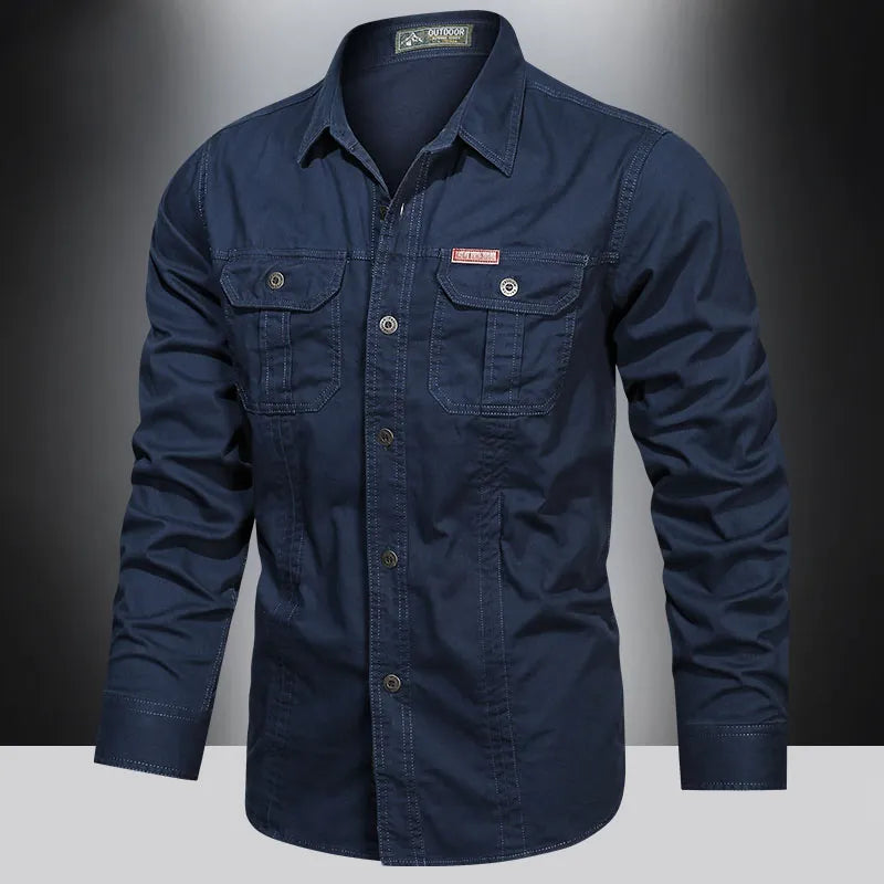 Veelzijdig cargoshirt voor heren