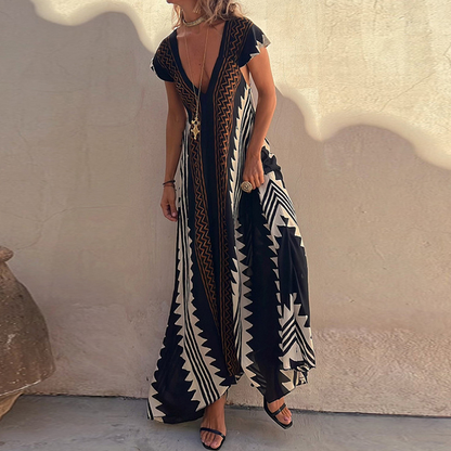 Elegante strandjurk voor ontspannen dagen
