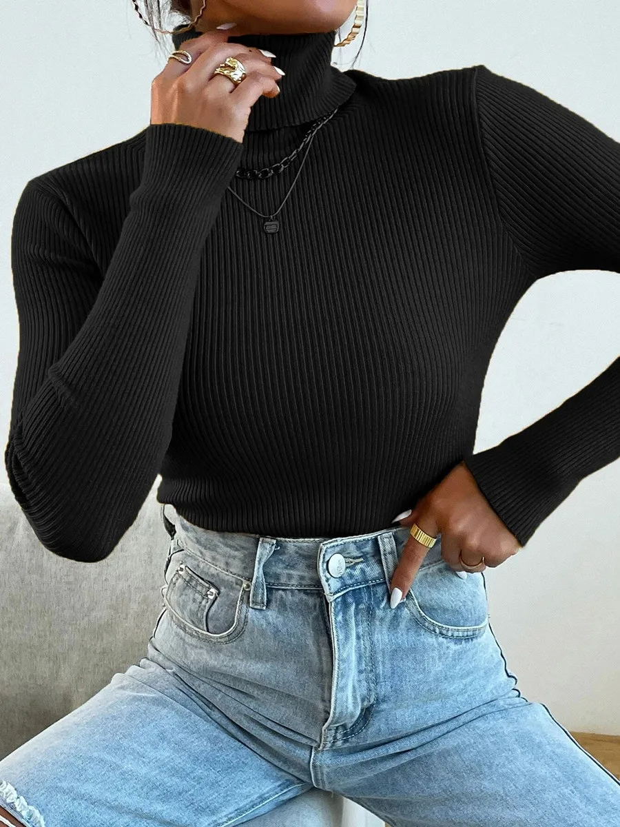 Slim-fit gebreide coltrui voor dames | Ideaal voor herfst/winter