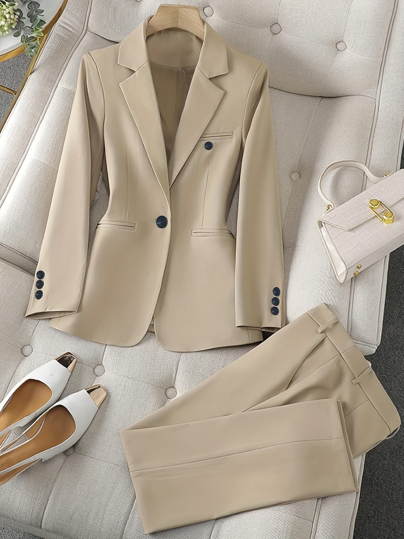 Klassieke blazer voor dames met reverskraag - Tijdloos en elegant - Voor alle seizoenen