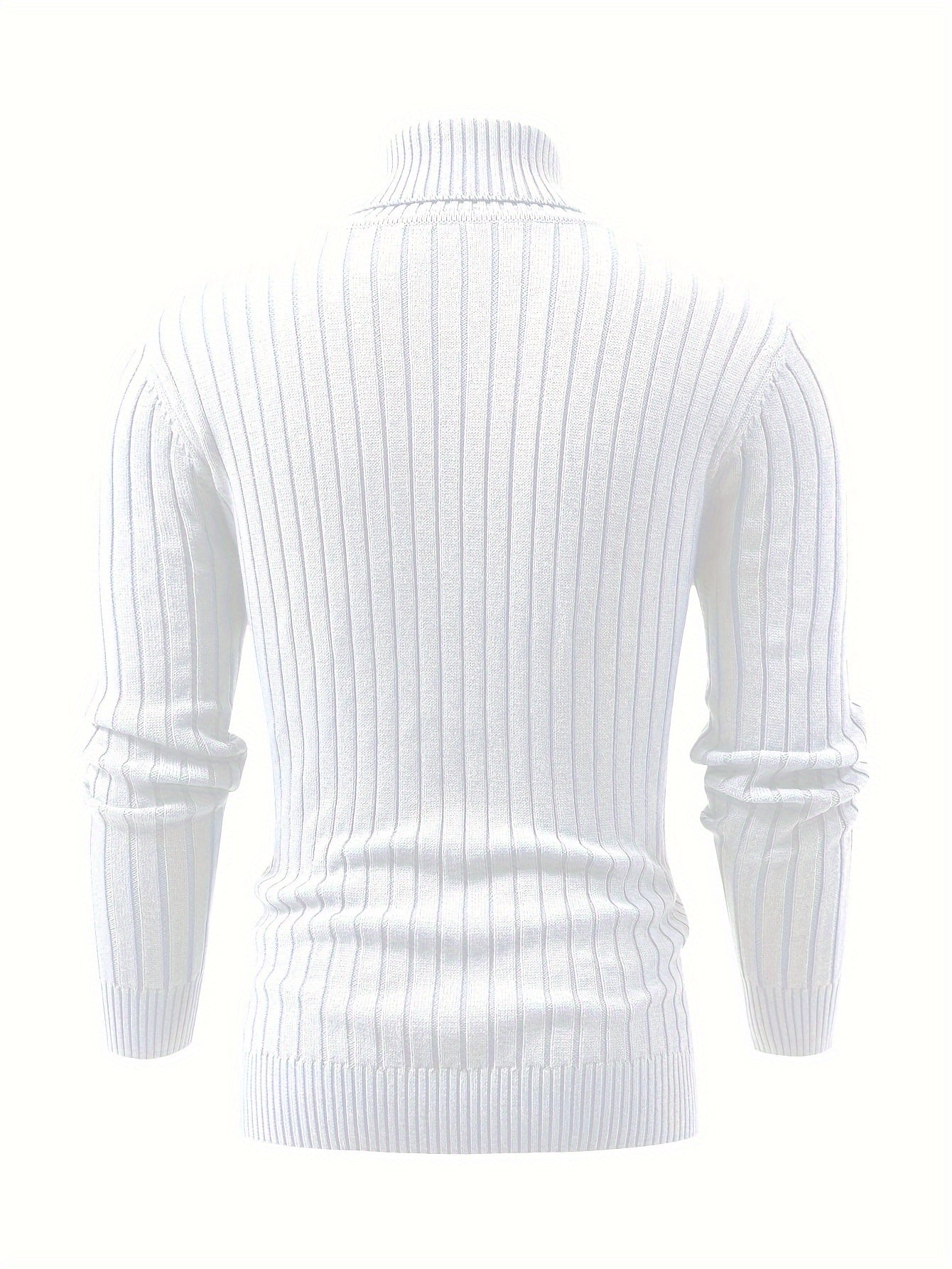 Casual slim-fit coltrui met geometrische grafische print voor heren | Ideaal voor herfst/winter