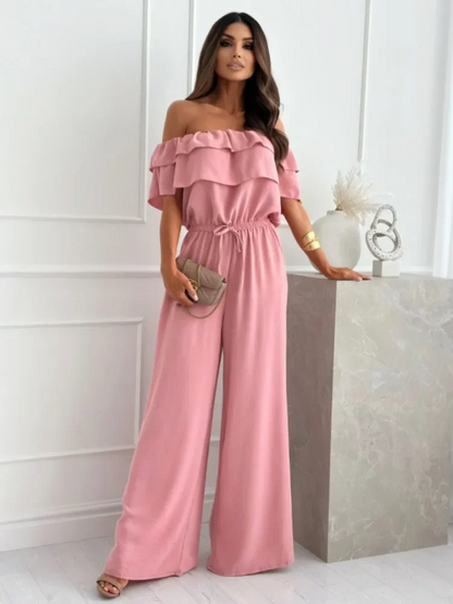 Zomerse dames jumpsuit lichte stof voor warme dagen