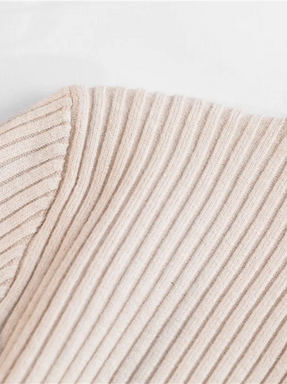Slim-fit gebreide coltrui voor dames | Ideaal voor herfst/winter