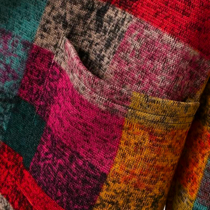 Stijlvol Veelkleurig Geruit Vest Met Capuchon Voor Vrouwen | Ideaal voor Herfst/Winter
