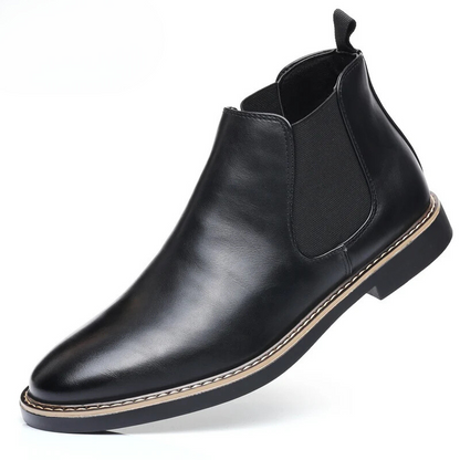 Glanzende Chelseaboots Met Elastische Zijde Voor Mannen | Ideaal voor Herfst/Winter
