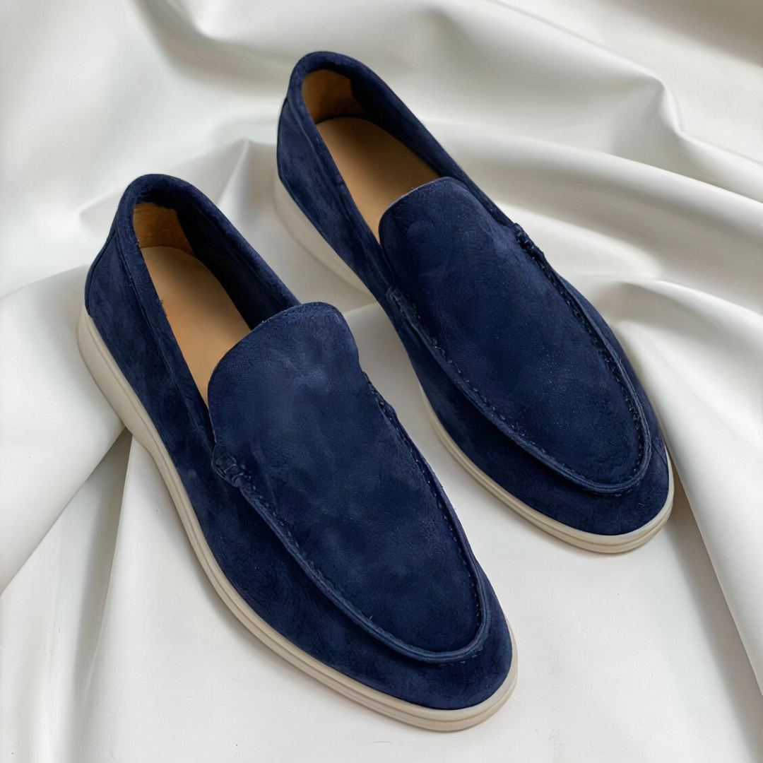 Thomas | Klassieke Vintage Leren Loafers voor Heren