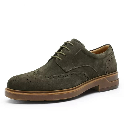 Vicenzo Suède Wingtip Schoenen voor Heren | Stijlvol en Veelzijdig