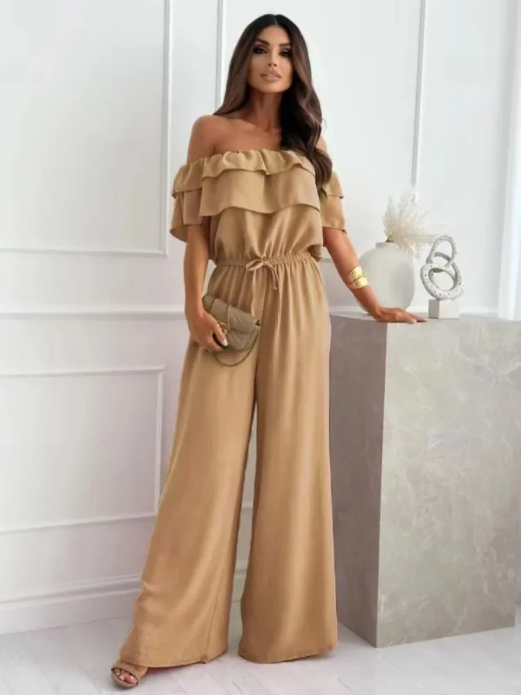 Zomerse dames jumpsuit lichte stof voor warme dagen