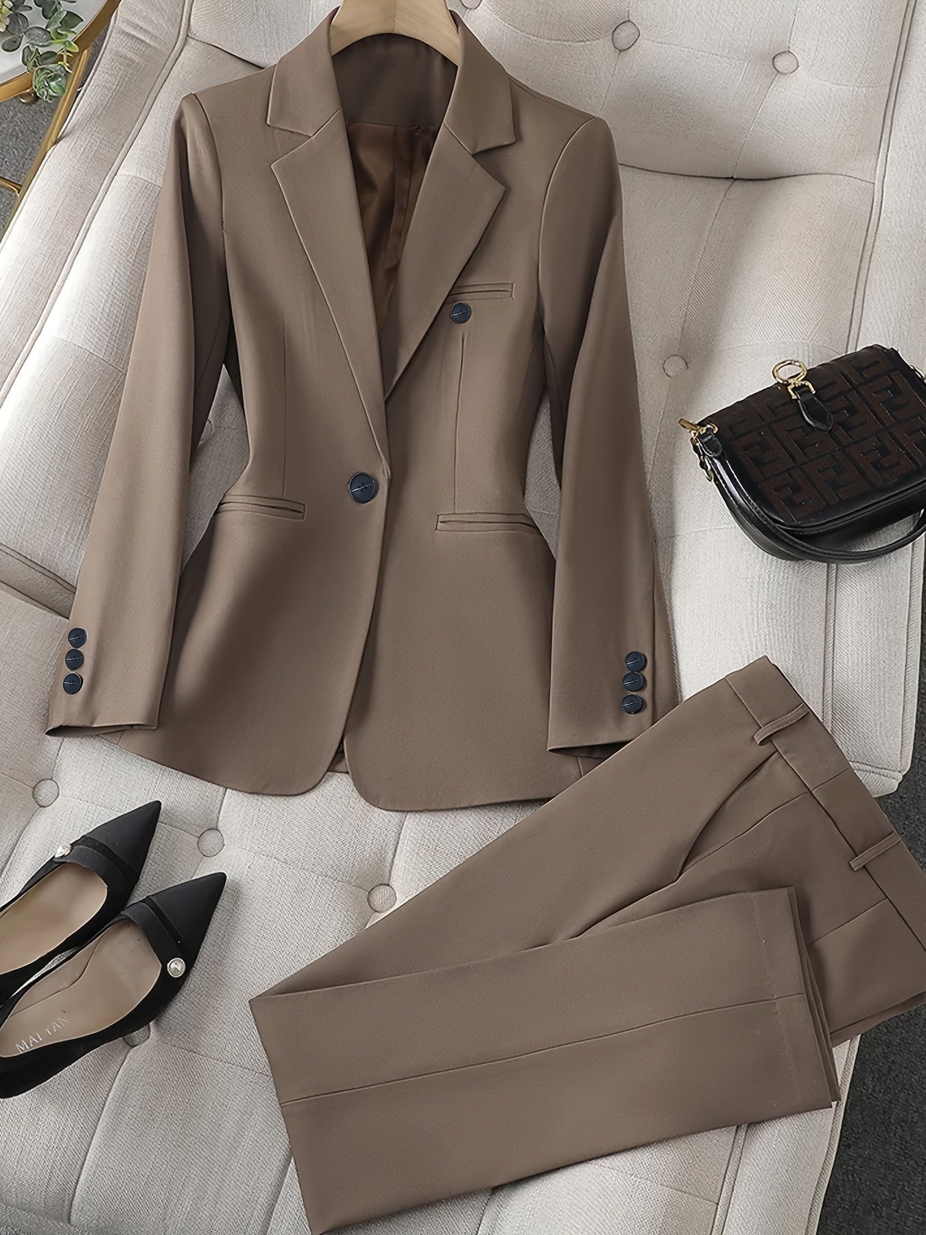 Klassieke blazer voor dames met reverskraag - Tijdloos en elegant - Voor alle seizoenen
