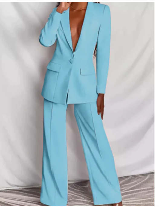 Elegante Blazer en Broek Co ords Set | Ideaal voor Lente/Zomer