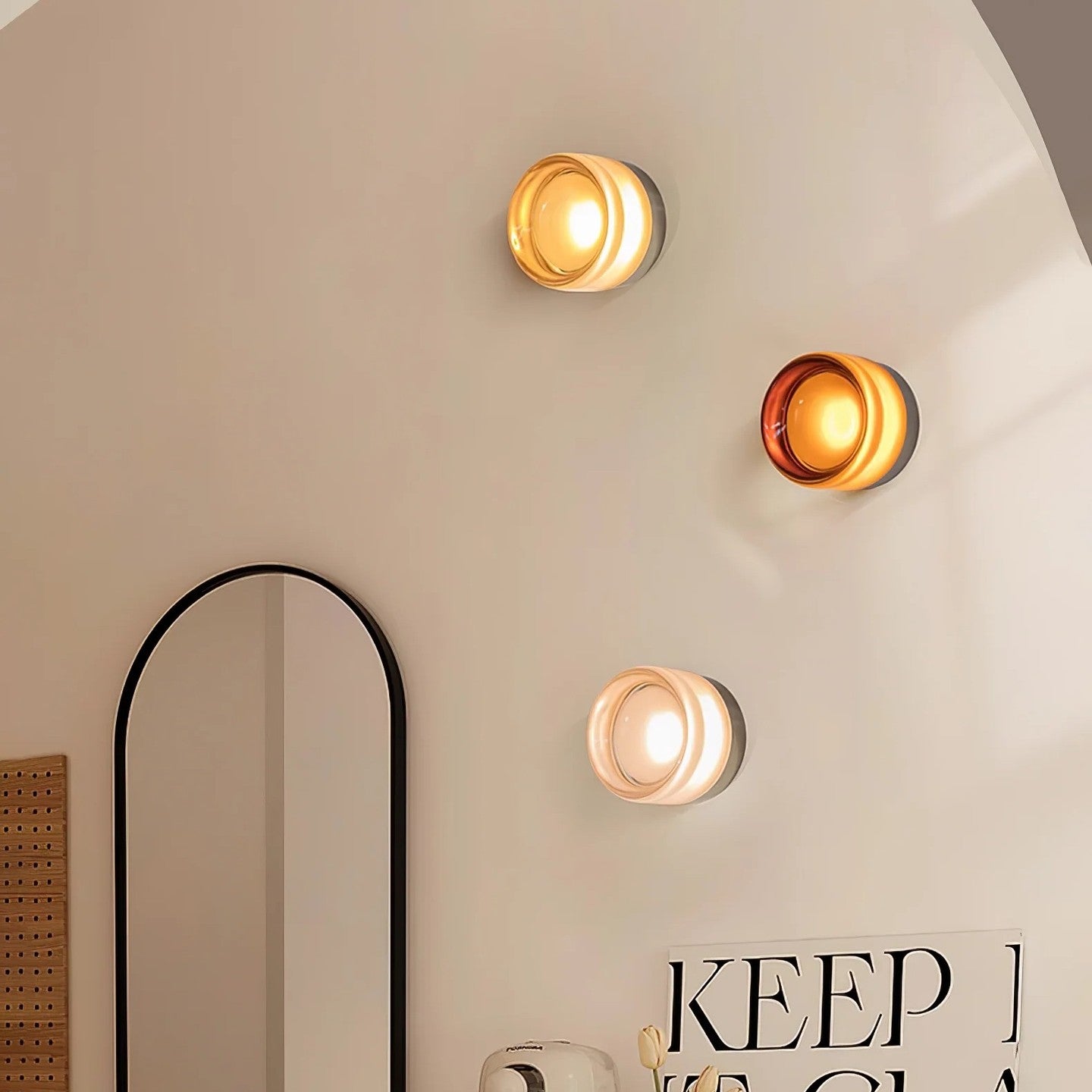 Dimple inbouwwandlamp