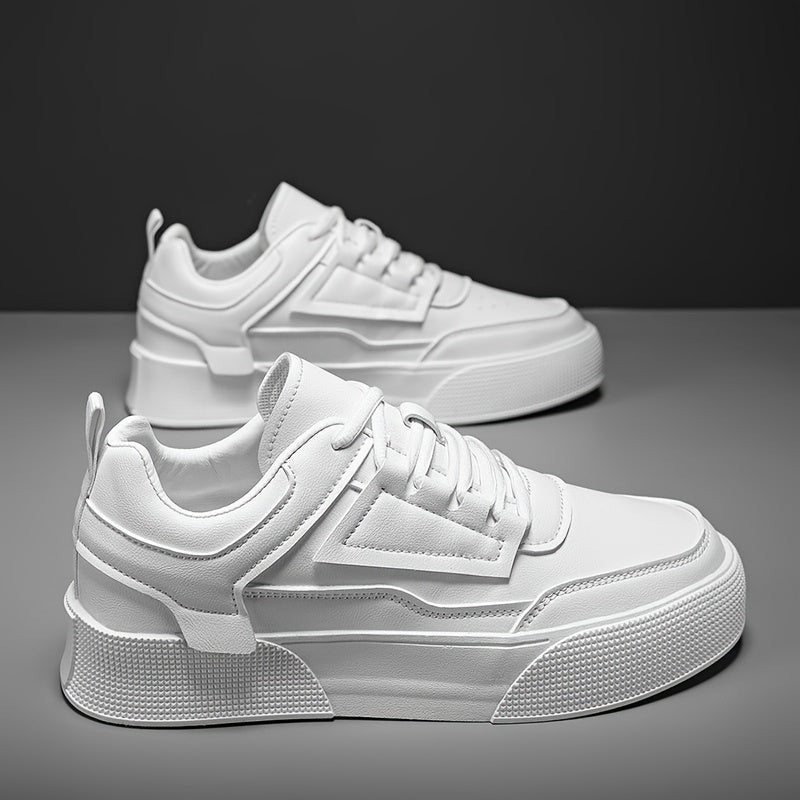 Comfortabele, witte veterschoenen voor heren | Perfect voor alle seizoenen