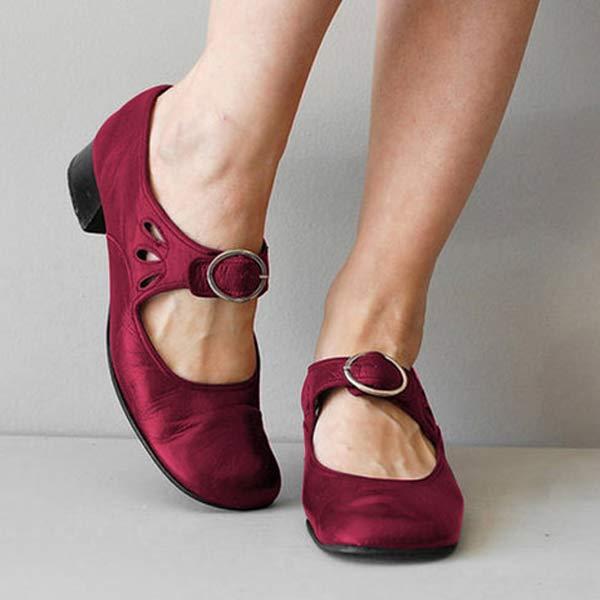 Zephyra Orthopedische Vintage Schoenen Met Band