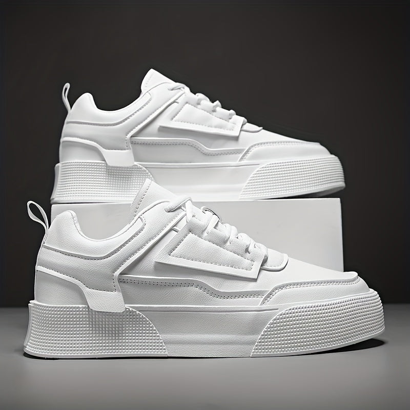 Comfortabele, witte veterschoenen voor heren | Perfect voor alle seizoenen