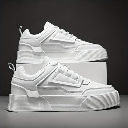 Comfortabele, witte veterschoenen voor heren | Perfect voor alle seizoenen