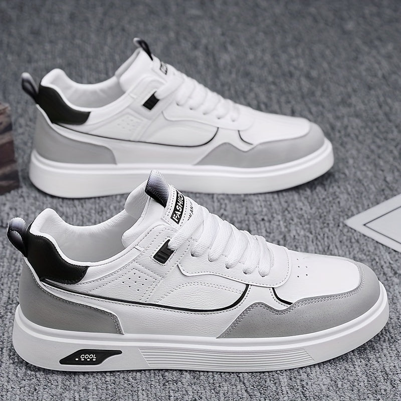 Comfortabele lace-up lage-top skateboardschoenen voor heren | Comfortabel dagelijks te dragen voor alle seizoenen