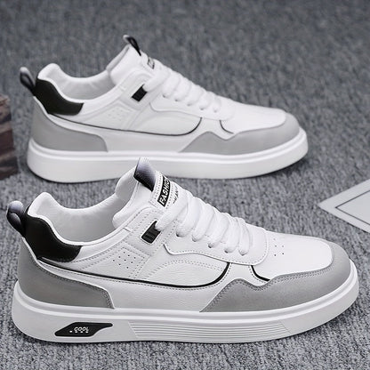 Comfortabele lace-up lage-top skateboardschoenen voor heren | Comfortabel dagelijks te dragen voor alle seizoenen