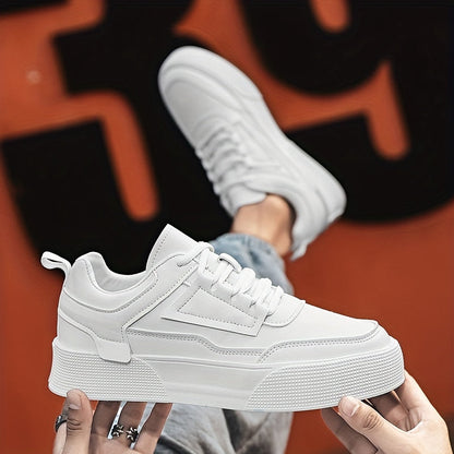 Comfortabele, witte veterschoenen voor heren | Perfect voor alle seizoenen
