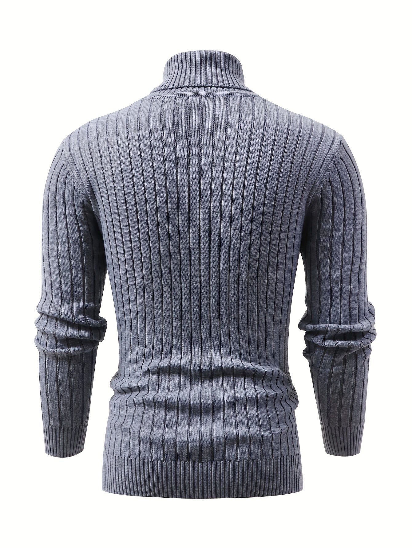 Casual slim-fit coltrui met geometrische grafische print voor heren | Ideaal voor herfst/winter