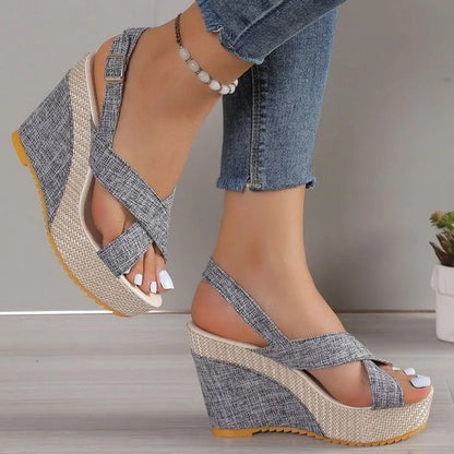 Zomerse luchtige hoge hakken voor dames elegant