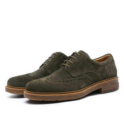 Vicenzo Suède Wingtip Schoenen voor Heren | Stijlvol en Veelzijdig