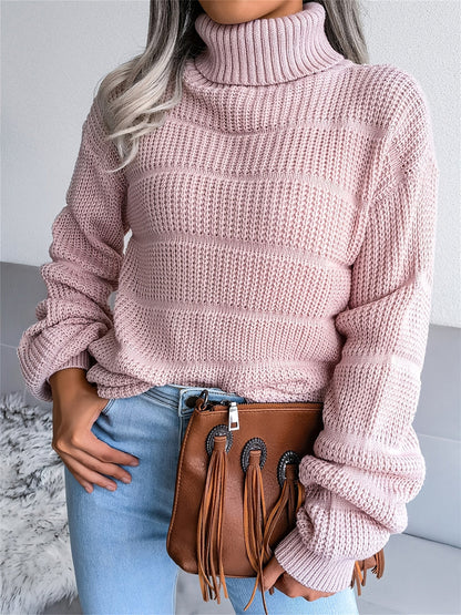 Comfortabele stretch trui met lange mouwen voor dames | Ideaal voor de herfst/winter