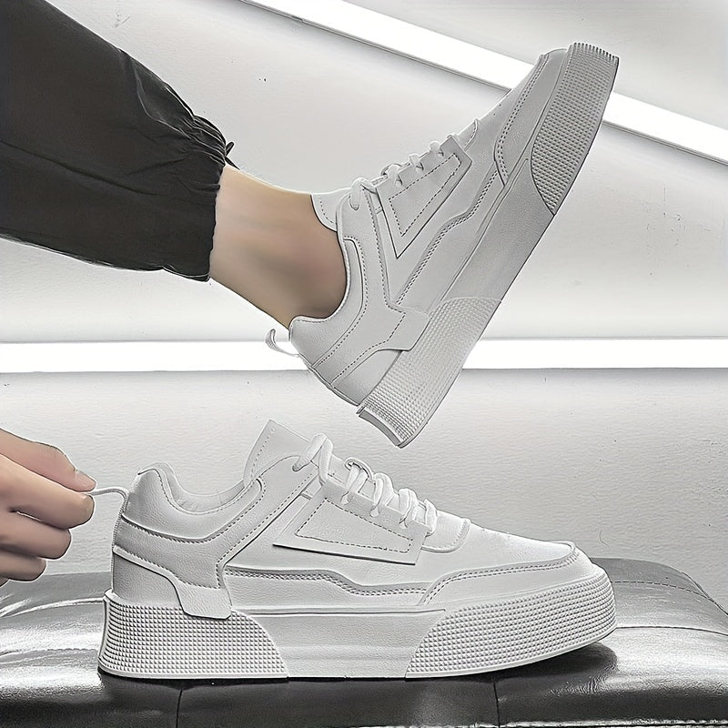 Comfortabele, witte veterschoenen voor heren | Perfect voor alle seizoenen