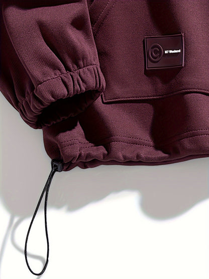 Casual trui van katoenmix met ritssluiting voor heren | Ideaal voor de herfst/winter