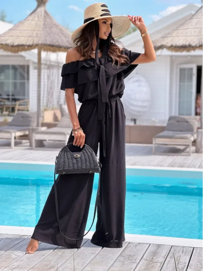 Zomerse dames jumpsuit lichte stof voor warme dagen
