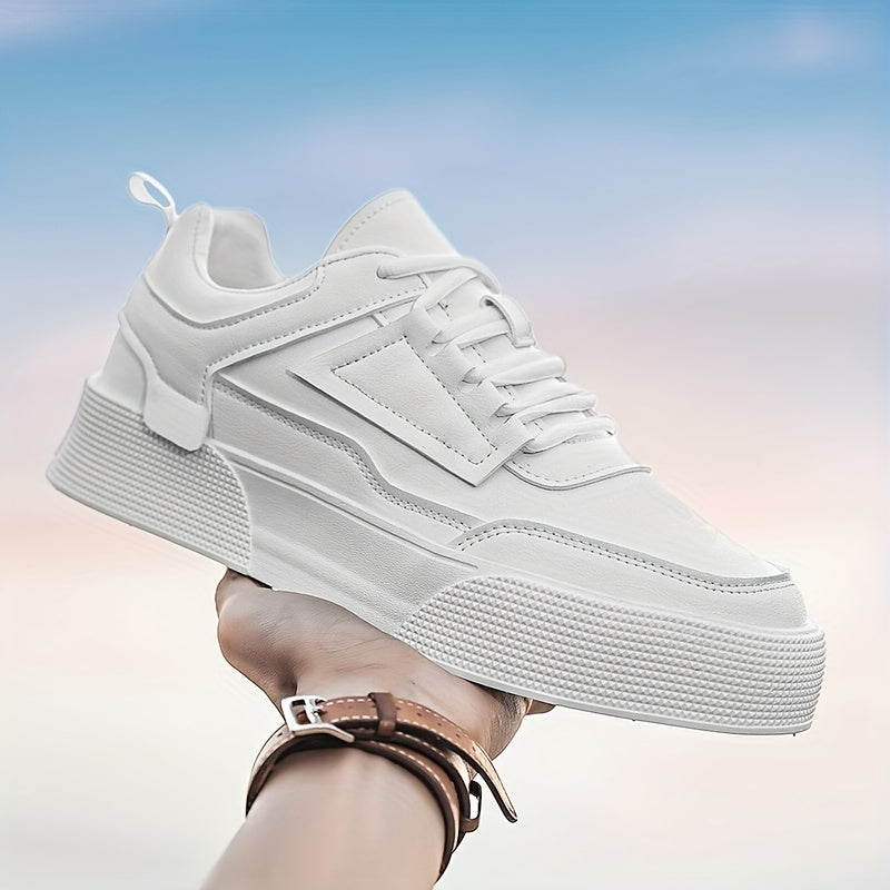 Comfortabele, witte veterschoenen voor heren | Perfect voor alle seizoenen