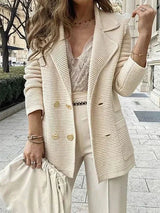 Stijlvolle blazer met revers, knopen en zakken Voor dames Ideaal voor de herfst/winter