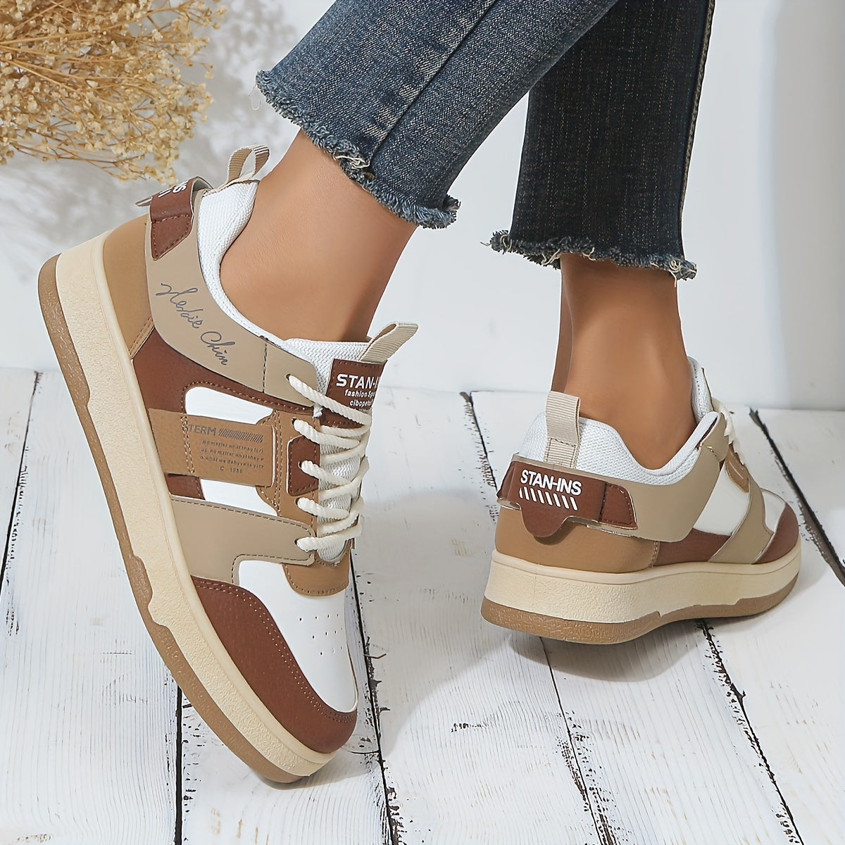 Stijlvolle blokkleurige sportschoenen voor dames | Perfect voor casual dagen