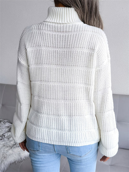 Comfortabele stretch trui met lange mouwen voor dames | Ideaal voor de herfst/winter