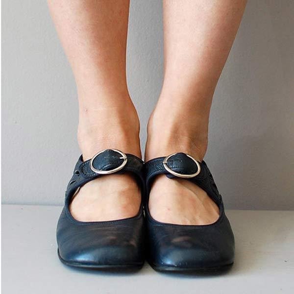 Zephyra Orthopedische Vintage Schoenen Met Band