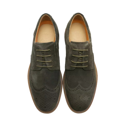 Vicenzo Suède Wingtip Schoenen voor Heren | Stijlvol en Veelzijdig