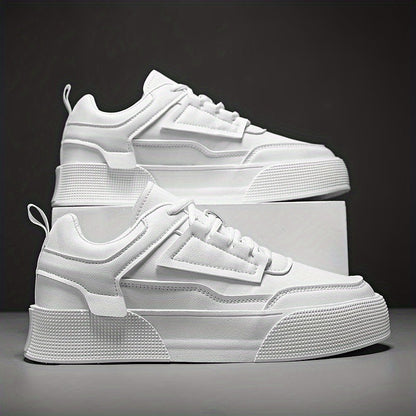 Comfortabele, witte veterschoenen voor heren | Perfect voor alle seizoenen