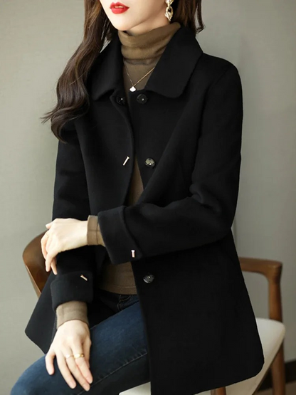 Klassieke trenchcoat met puntkraag voor dames | Ideaal voor de winter