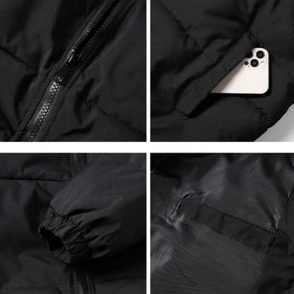 Stijlvolle herenpufferjas met dikke isolatie Perfect voor herfst/winter