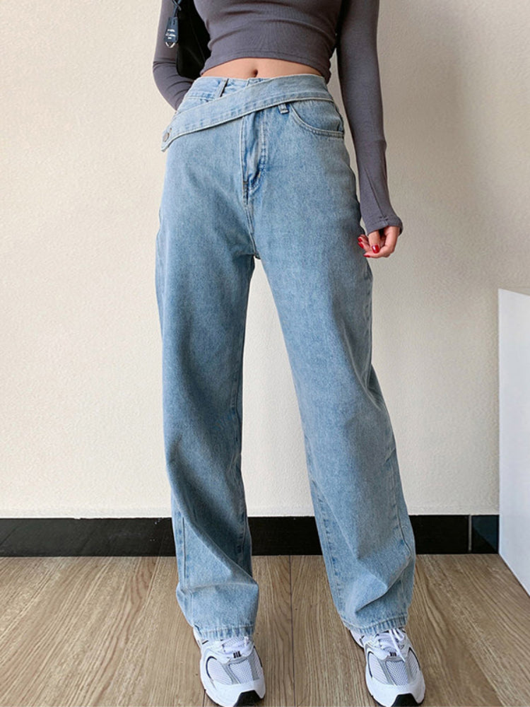 Elegante casual jeans met hoge taille voor dames | Ideaal voor alle seizoenen