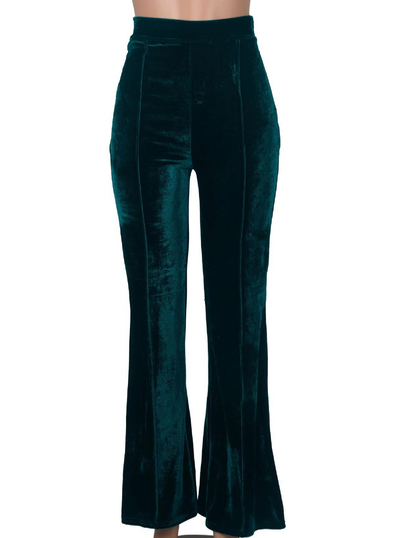 Stijlvolle fluwelen broek met juwelen voor dames | ideaal voor alle seizoenen