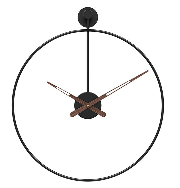 Grote metalen wandklok 40 cm – Minimalistisch modern design