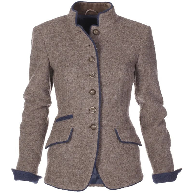 Gestructureerde Blazer – Verfijnde Stijl voor de Moderne Vrouw